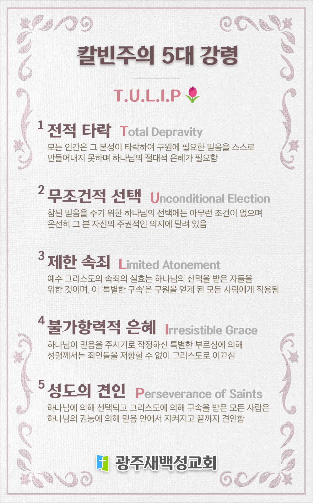 칼빈주의 5대 강령